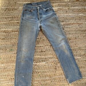 Vintage Levi’s 501xx light wash denim jeans